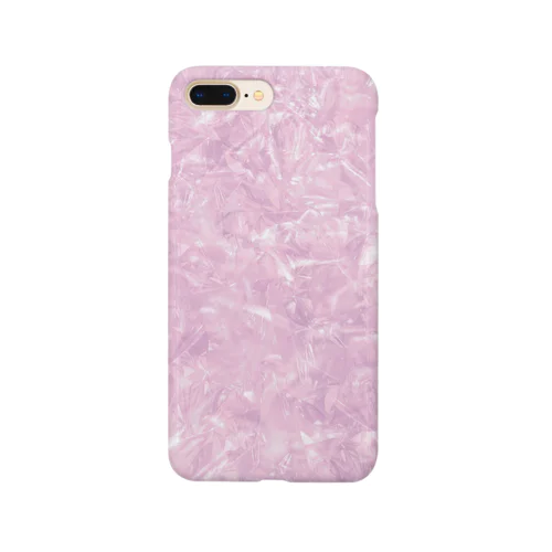 pink 天然石風 Smartphone Case