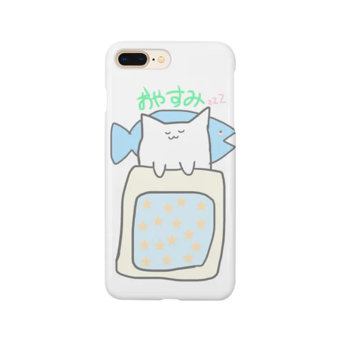 魚を枕にする猫 Smartphone Case