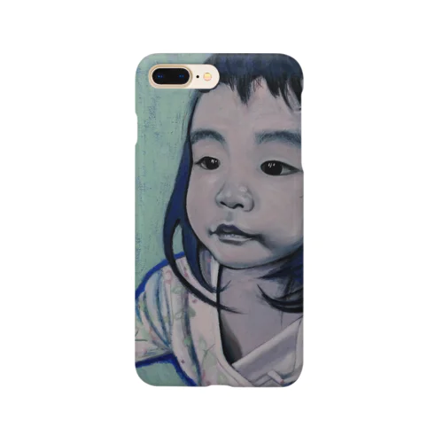 blue hair girl Smartphone Case