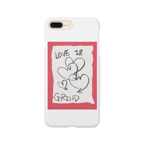 偽諺～壱～「ラヴイズグラインド」(赤縁) Smartphone Case