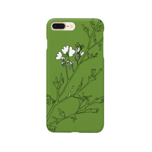 『お花とあおむし君』 Smartphone Case