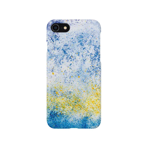 天の川 水彩画 iPhone Smartphone Case