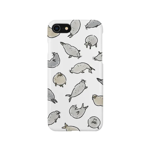 いっぱいアザラシ iPhone Smartphone Case