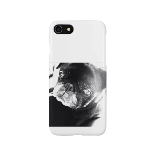 黒パグの姫ちゃん iPhone Smartphone Case