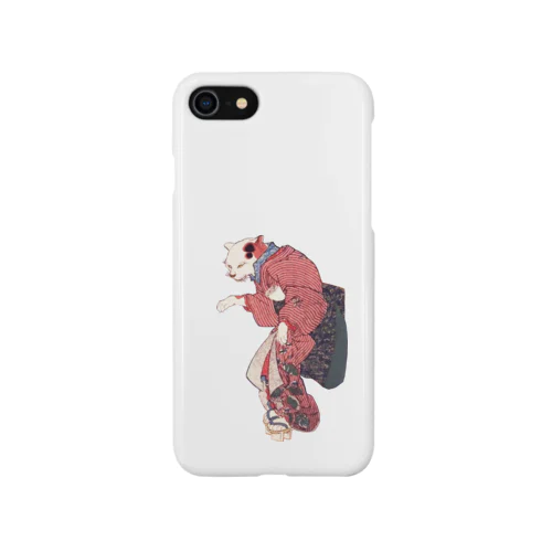 艶やかな芸者猫 iPhone Smartphone Case