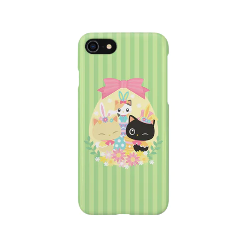 子猫のみーにゃん「イースター」（iPhoneのみ） Smartphone Case