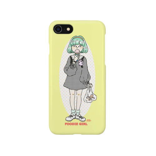 くいしんぼガール（アイスとお持ち帰りのたこやき） Smartphone Case