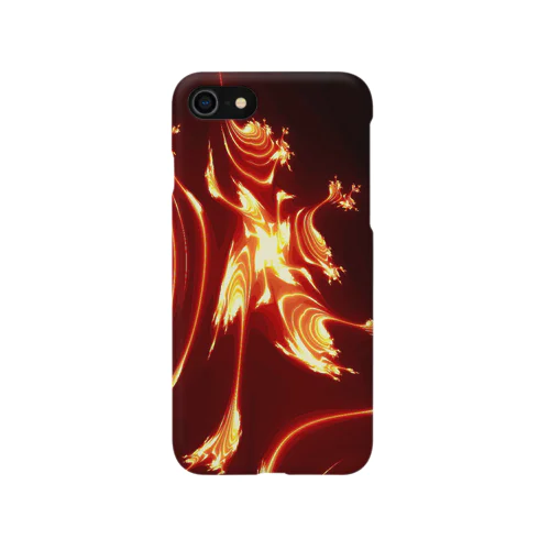 炎の舞で幸運も舞い込んで来る！ iPhone Smartphone Case