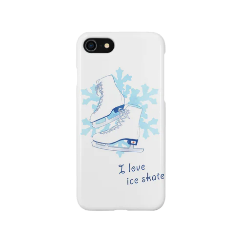 I  love  ice skate...♡ Smartphone Case