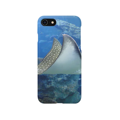 自由に海中を飛ぶ魚＝マンタ iPhone Smartphone Case