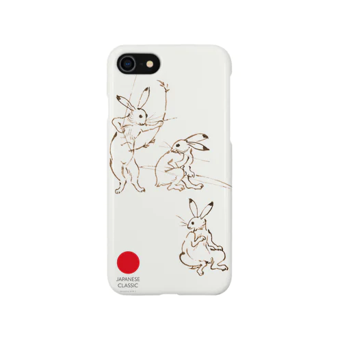 鳥獣戯画 iPhone Smartphone Case
