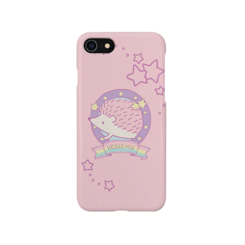 ゆめかわハリネズミ(pink) スマホケース