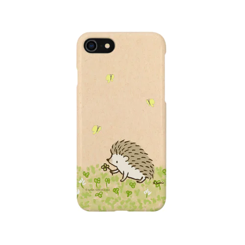 シロツメクサとハリネズミ Smartphone Case