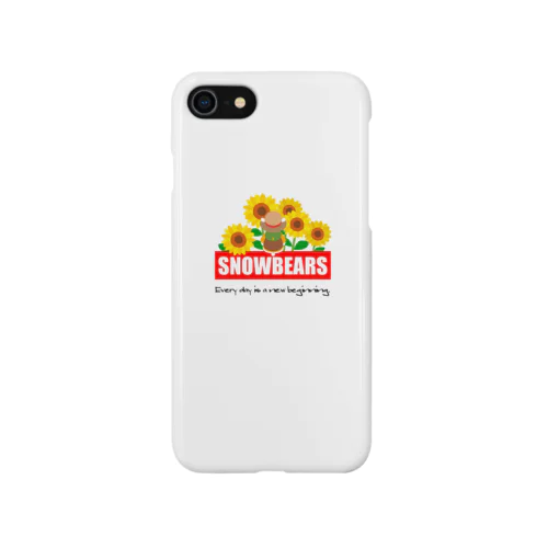 ひまわりとしろくま iPhone Smartphone Case