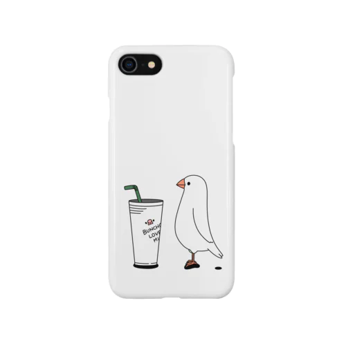 カフェ文鳥 iPhone Smartphone Case