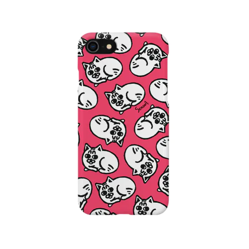 じっ猫パターン(P) Smartphone Case