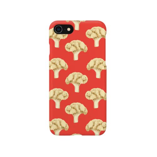 cauliflower レッド iPhone Smartphone Case