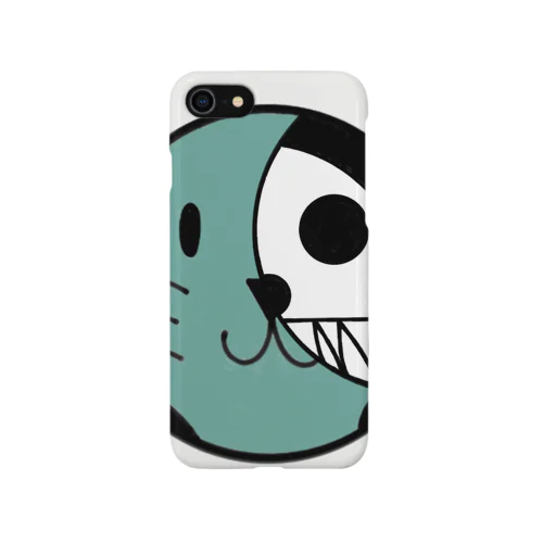 穴猫スケルトン iPhone Smartphone Case