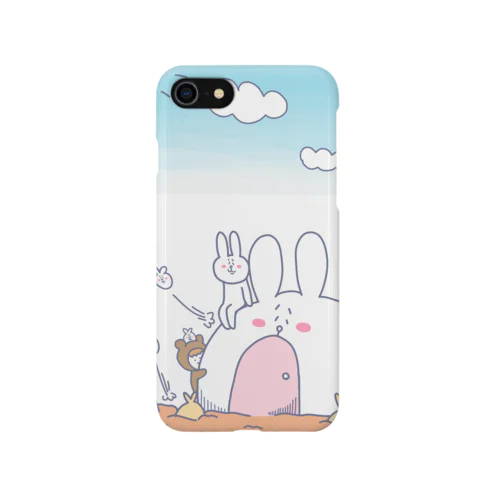 うさぎ家_iphone7用 Smartphone Case