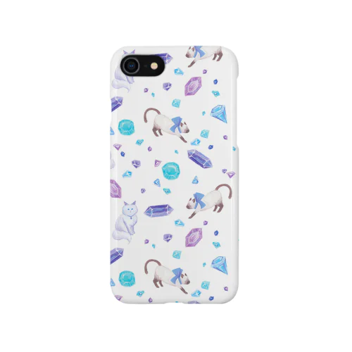 gemstone(white) Smartphone Case