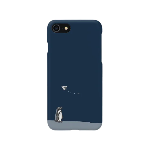 紙飛行機とペンギンさん iPhone Smartphone Case