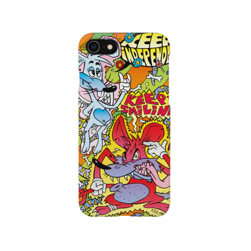 Keep Independent, Keep Smiling! iPhone Smartphone Case