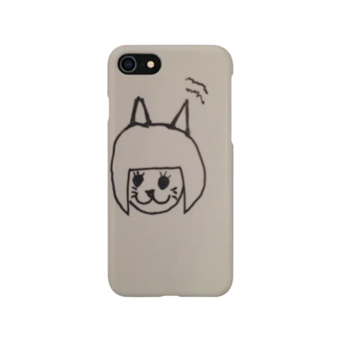 こけしねこ iPhone Smartphone Case
