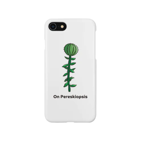 接木サボテン（麒麟団扇・キリン団扇・ペレスキオプシス） iPhone Smartphone Case