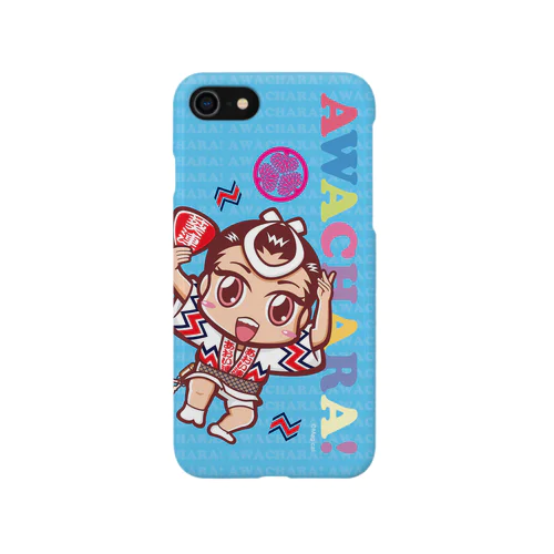 葵連①スマホケース（阿波キャラ）  Smartphone Case