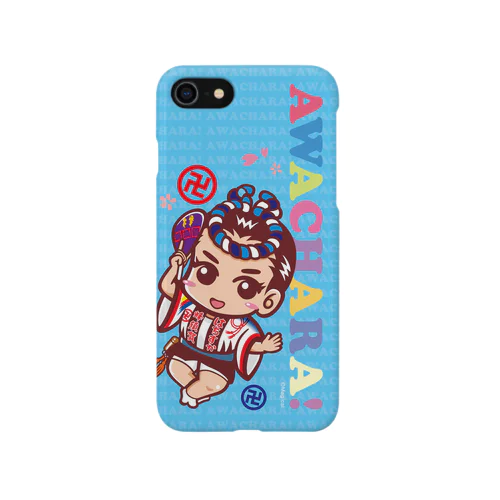 蜂須賀連②スマホケース（阿波キャラ）  Smartphone Case