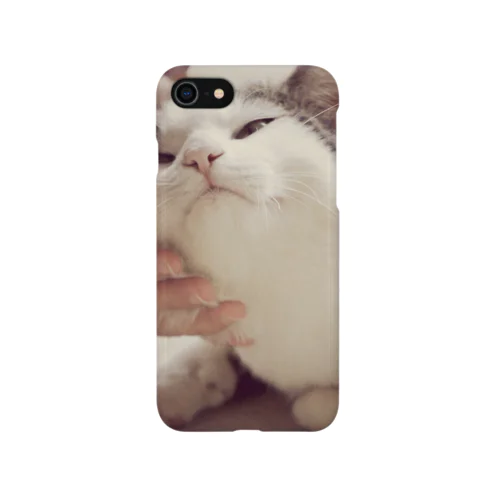 撫でられ猫 iPhone Smartphone Case