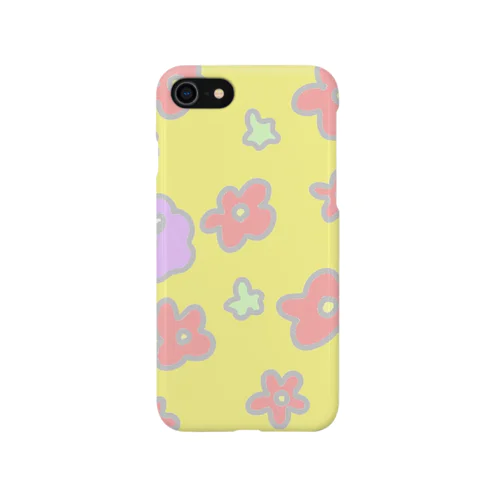 花柄 iPhone Smartphone Case