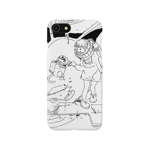 宇宙ネコ iPhone Smartphone Case