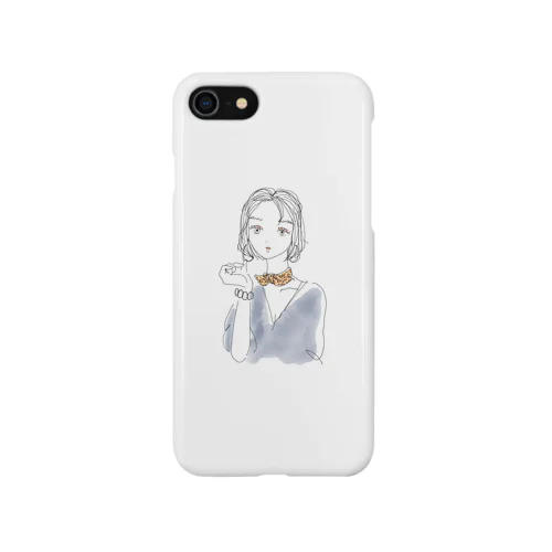 不機嫌な眼差しgirl Smartphone Case