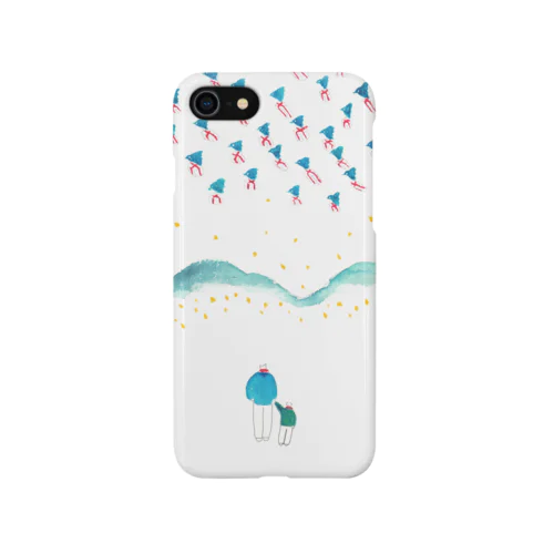 遠くのほうからプレゼントが運ばれてくる iPhone Smartphone Case