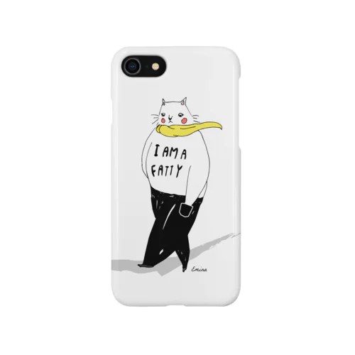 EMINAのFATTY CAT iPhone Smartphone Case
