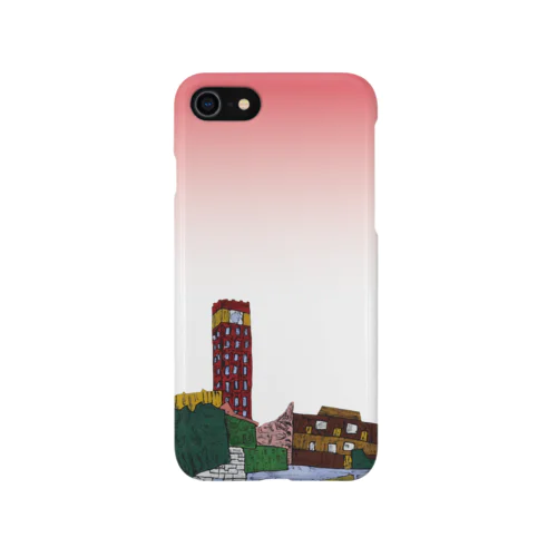 とけいとう_夕焼け iPhone Smartphone Case