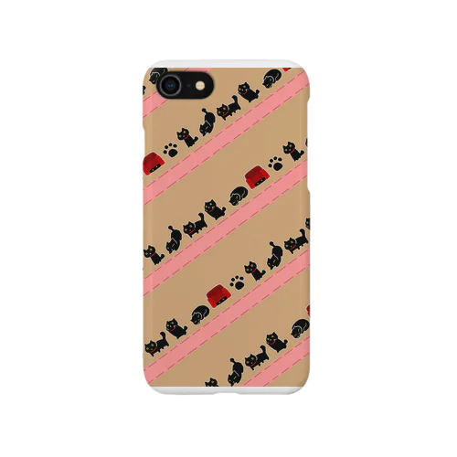 黒猫ココさん（増量） iPhone Smartphone Case