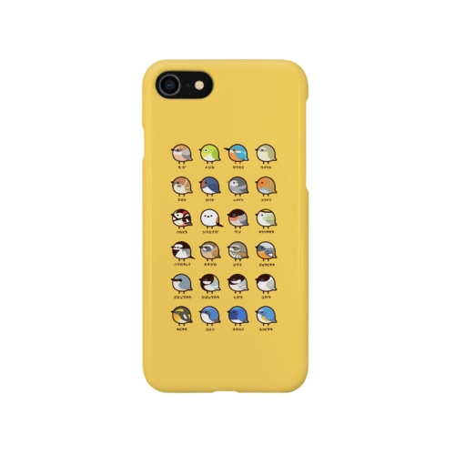 （イエロー）日本の小鳥 Smartphone Case