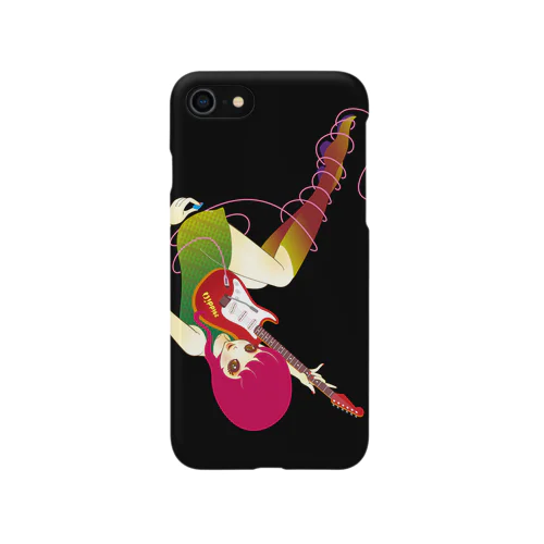 ギターを持つ小悪魔 iPhone Smartphone Case