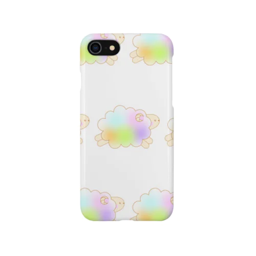 もくもく夢色ひつじ iPhone Smartphone Case