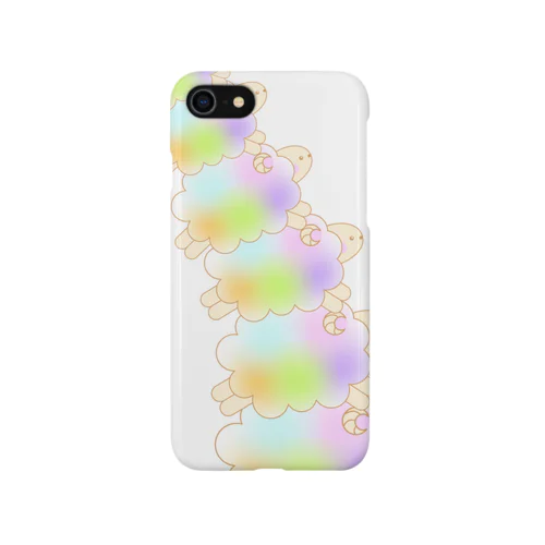 虹の夢色ひつじ iPhone Smartphone Case