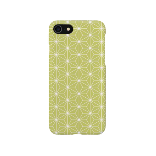 麻の葉-Asanoha- 抹茶 iPhone Smartphone Case