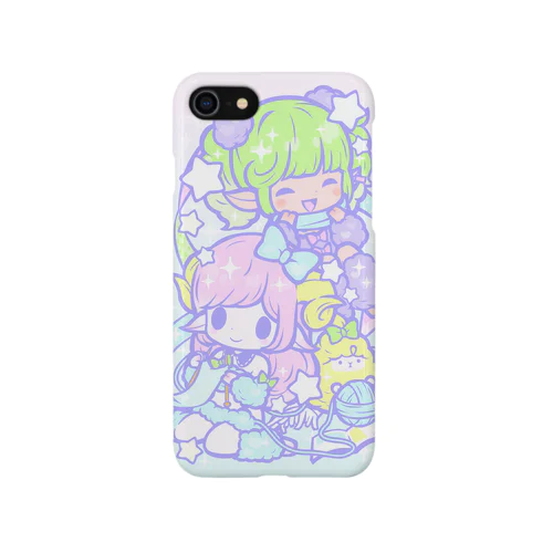 wool100%watasi iPhone Smartphone Case