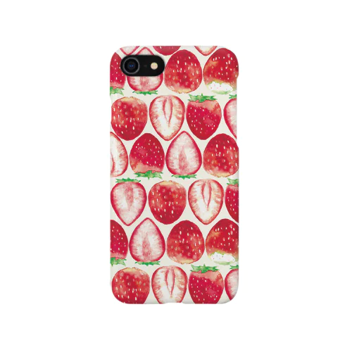 いちご柄iPhoneケース iPhone Smartphone Case