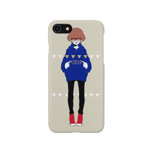 マッシュ系おとこのこ iPhone Smartphone Case