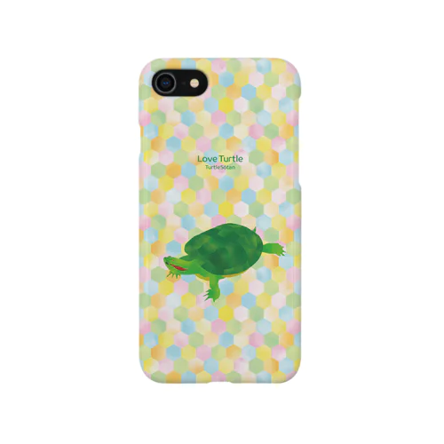 Love Turtle Type A カラフル iPhone Smartphone Case