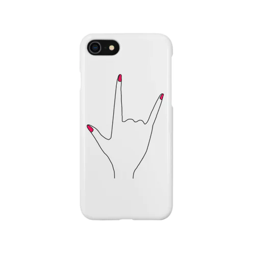 finger×pink iPhone Smartphone Case