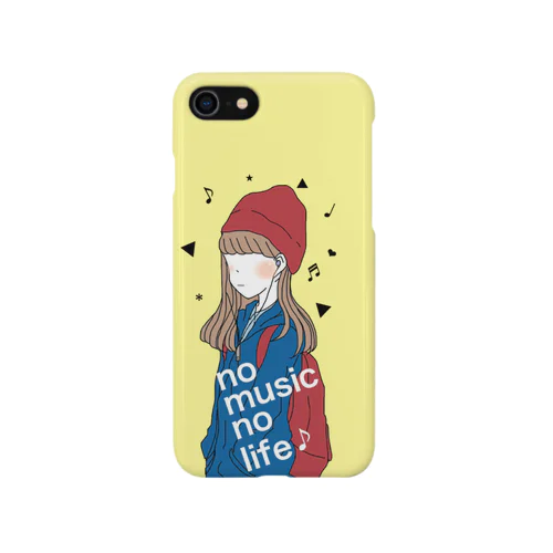 no music no life♪ iPhone Smartphone Case