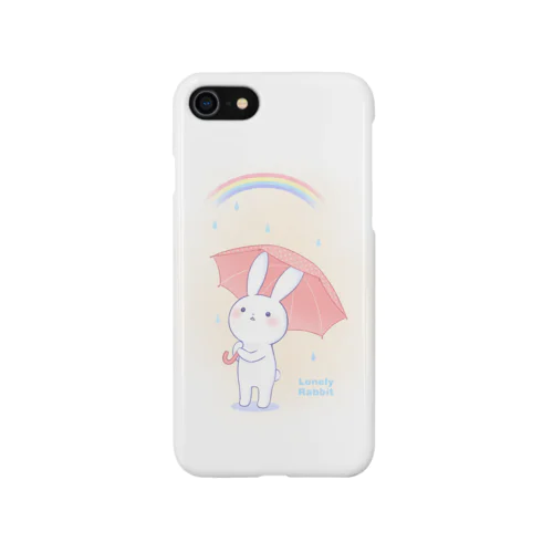 寂しがりうさぎ（雨のち晴れ） iPhone Smartphone Case